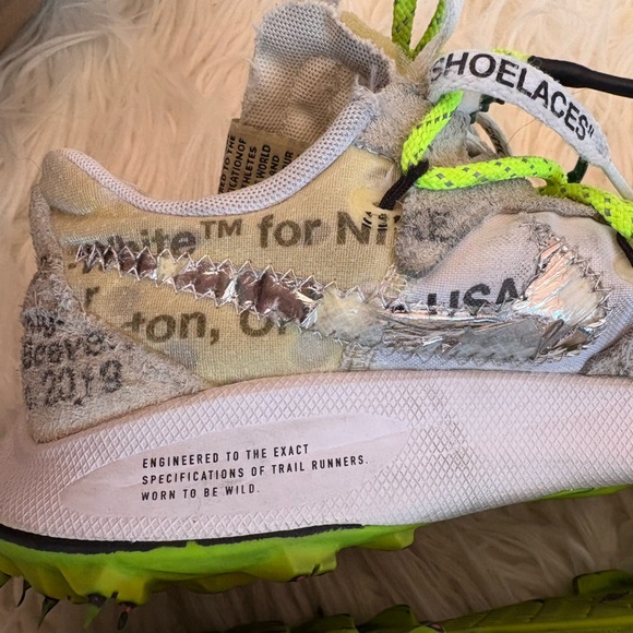 Off-White Zoom Terra Kiger 5 "Athlete in Progress" Women's Size 7.5 - Picture 5 of 11